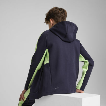 PUMA Boys' Evostripe Full-Zip Hoodie Dk B Sweat Jackets (1 Pack) 