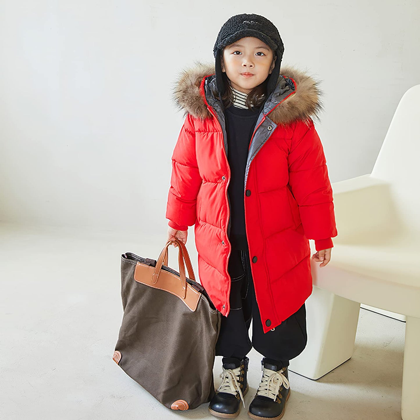 Children's Girls' Jacket with Hood Winter Jacket Winter Coat Children's Jacket for 2-10 Years