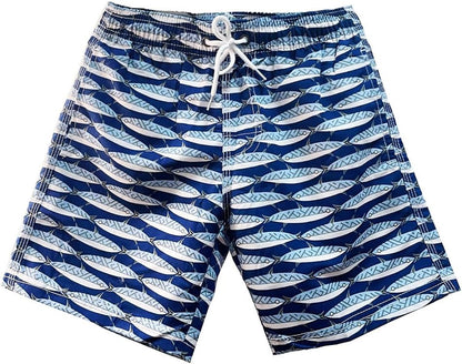FedMois Jungen Badeshorts Schnelltrocknend Kinder Badehose Schwimmshorts