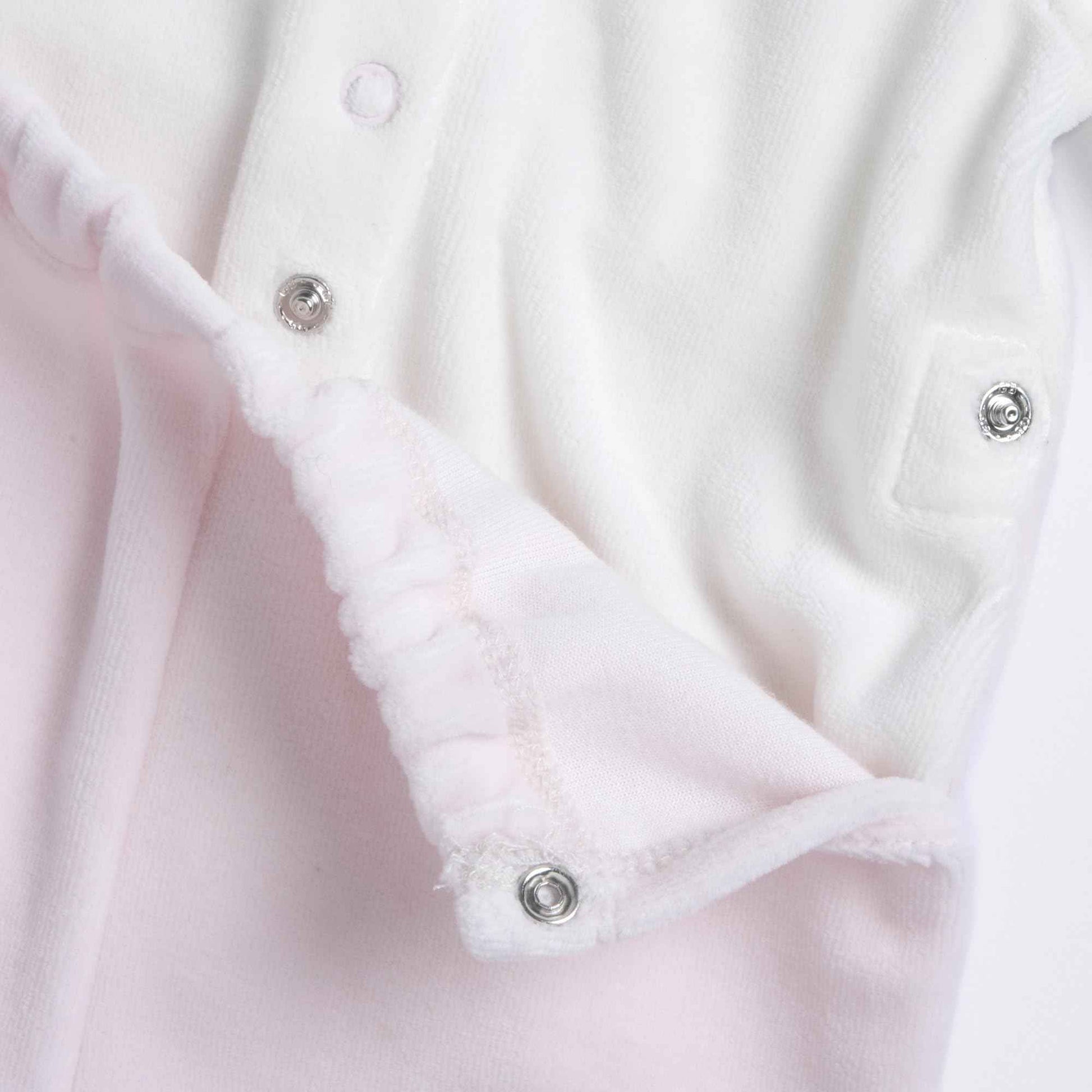 Chicco, Baby romper for boys and girls made of warm and soft velour, with practical button opening, ideal for winter, baby clothes for 0-24 months, designed in Italy