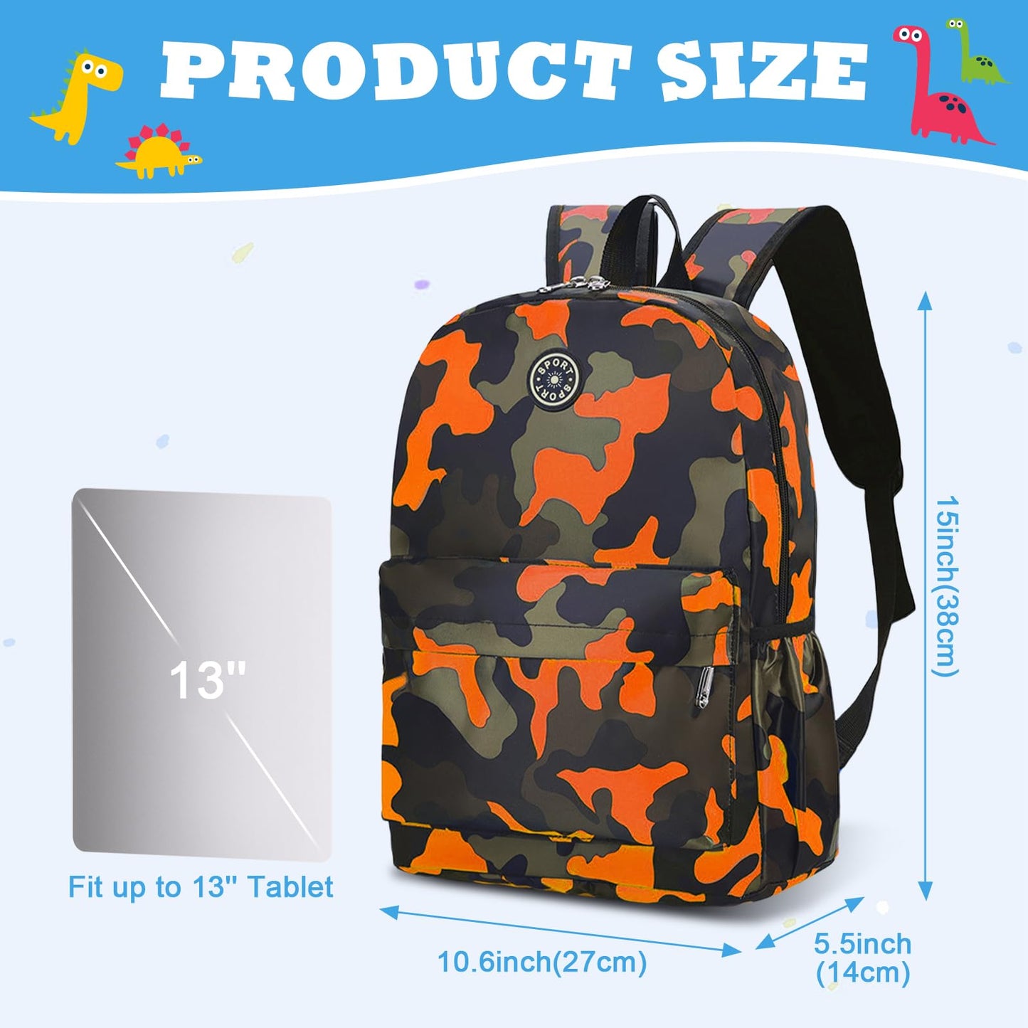 Kinderrucksack Jungen, Mini-Dinosaurier-Rucksack, Kindergarten Schulrucksäcke, Kleinkind Schultasche für Kinder, Jungen, Mädchen, Kleinkind