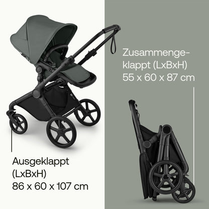 Bugaboo Cub All-Terrain Kinderwagen für Neugeborene und Kleinkinder