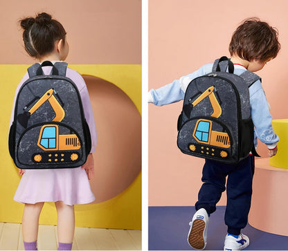 Kinderrucksack Jungen Kinder Rucksack Tagesrucksack Vorschulrucksack Kindergartentasche Schulrucksack für Schule Kita 38cm 3-8Y