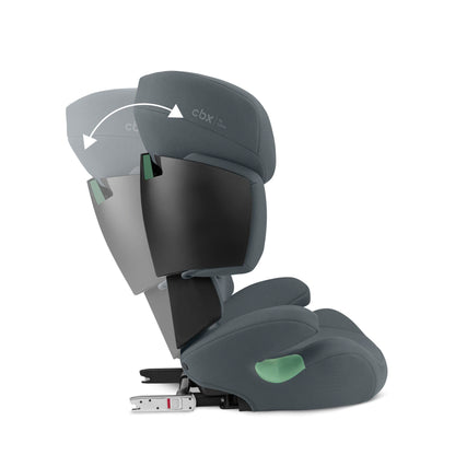 CBX by CYBEX Kinder-Autositz Solution X i-Fix, Für Autos mit und ohne ISOFIX, Ab ca. 3 bis 12 Jahre (100 - 150 cm), Ab ca. 15 bis 50 kg, Rot - Meloni2