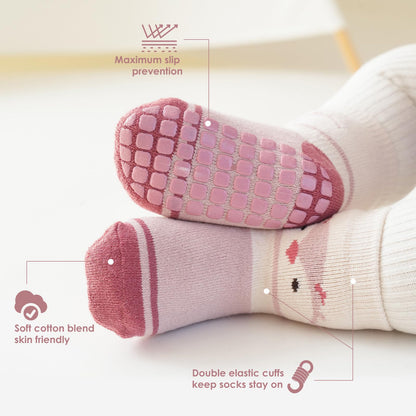 Simpeak Baby Socks, ABS Socks, Non-Slip Baby Socks, Non-Slip Baby Socks, Boys and Girls, Stopper Socks, Baby 0-36 Months