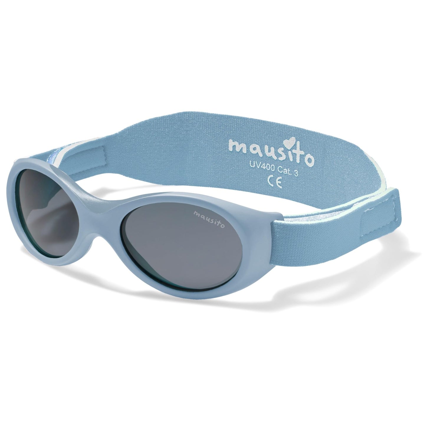 Mausito BABY Sonnenbrille 0-18 Monate Mädchen I VERGLEICHSSIEGER Sonnenbrille Baby 100% UV-Schutz I BIEGSAM & verstellbares Band I Schadstofffrei I Europäisches Design für Kinder gemacht