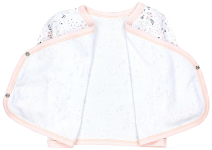 TupTam Baby Mädchen Langarm Wickelshirt Baumwolle 5er Set
