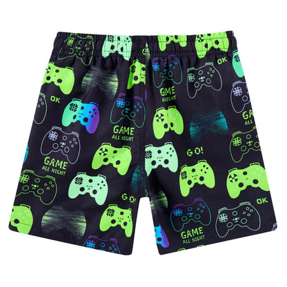 Fanient Badehose Jungen Schwimmshorts - 2 in 1 Badeshorts mit Kompression Liner für optimalen Komfort