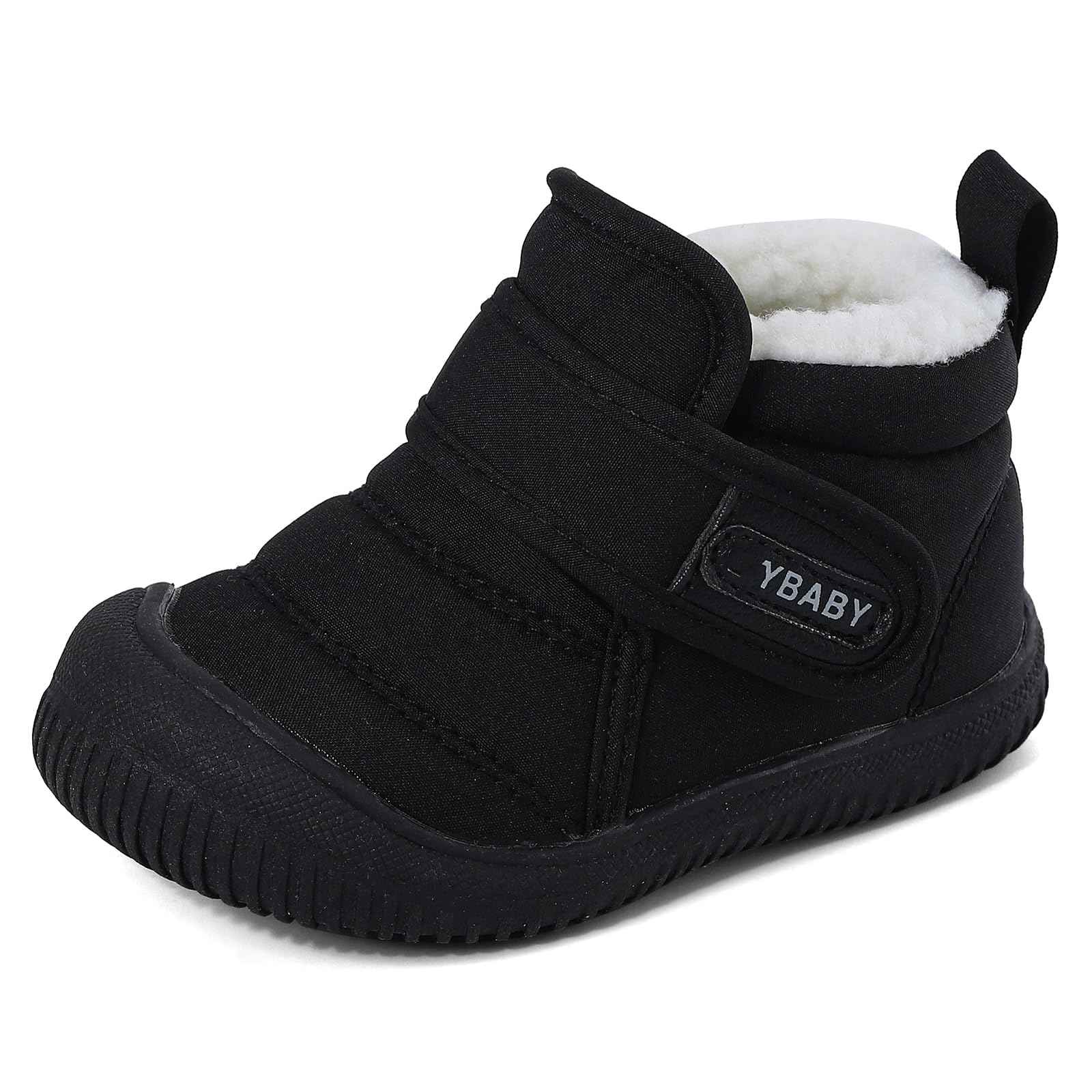 1-5 Years Baby Boys Girls Boots First Walking Shoes Toddler Winter Boots Warne Fur Lined Winter Shoes