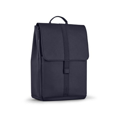 Bugaboo Wickelrucksack, Wasserabweisende Tasche aus nachhaltigem Material, Einfach zu reinigen, mit Wickelunterlage und isolierter Halterung für Flaschen, Midnight Black