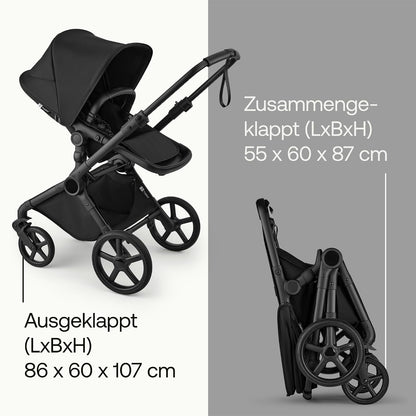 Bugaboo Cub All-Terrain Kinderwagen für Neugeborene und Kleinkinder