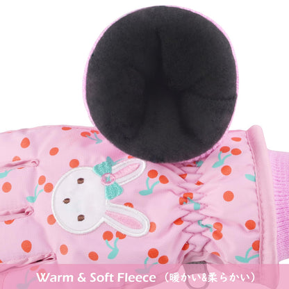 TRIWONDER Children's Ski Gloves, Thermal Fleece Gloves, Warm Winter Gloves for Boys and Girls