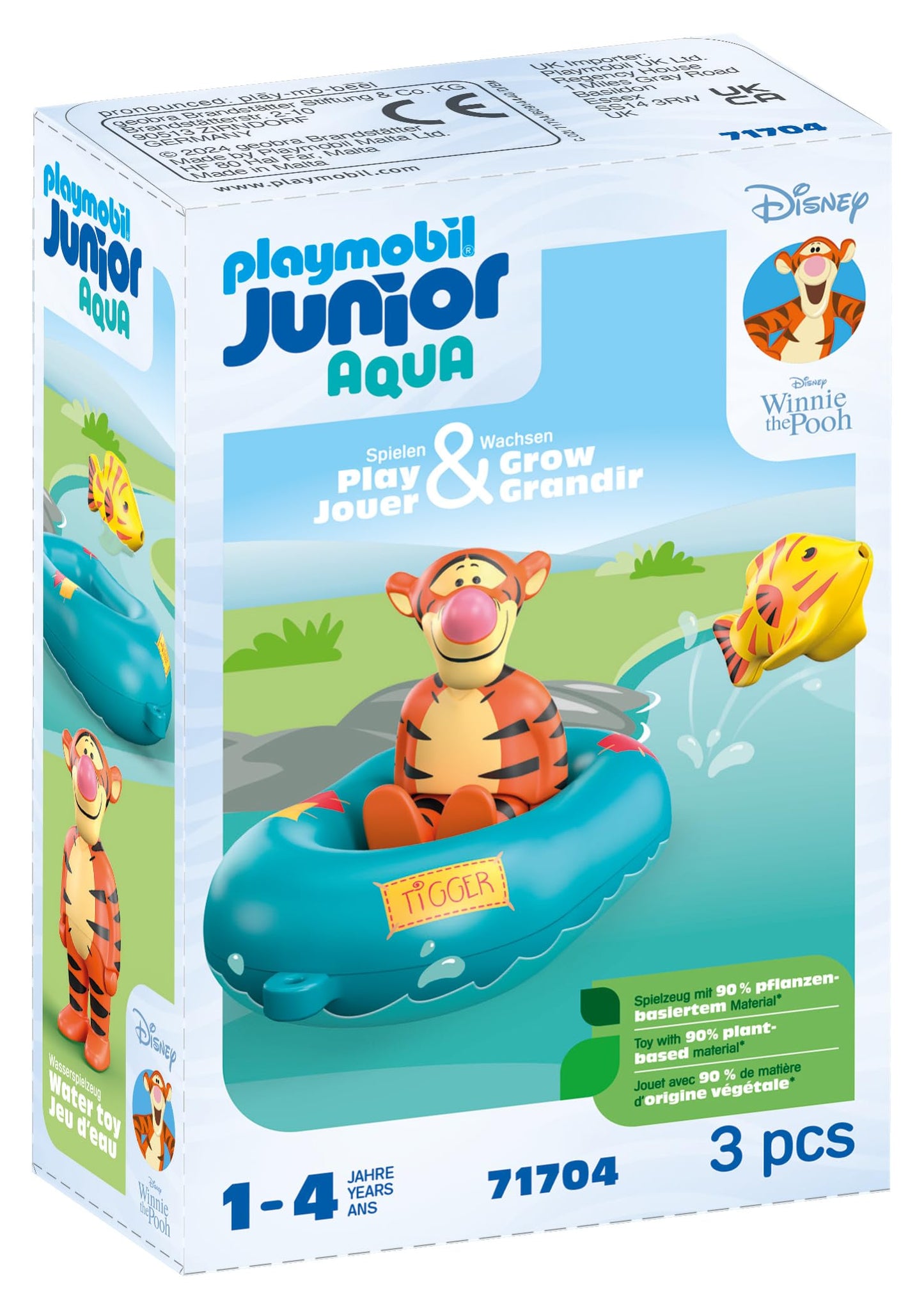 PLAYMOBIL JUNIOR | Disney | Vaianas Katamaran | nachhaltiges Spielzeug aus biobasierten Kunststoffen | für Kinder ab 1 Jahr | 71459