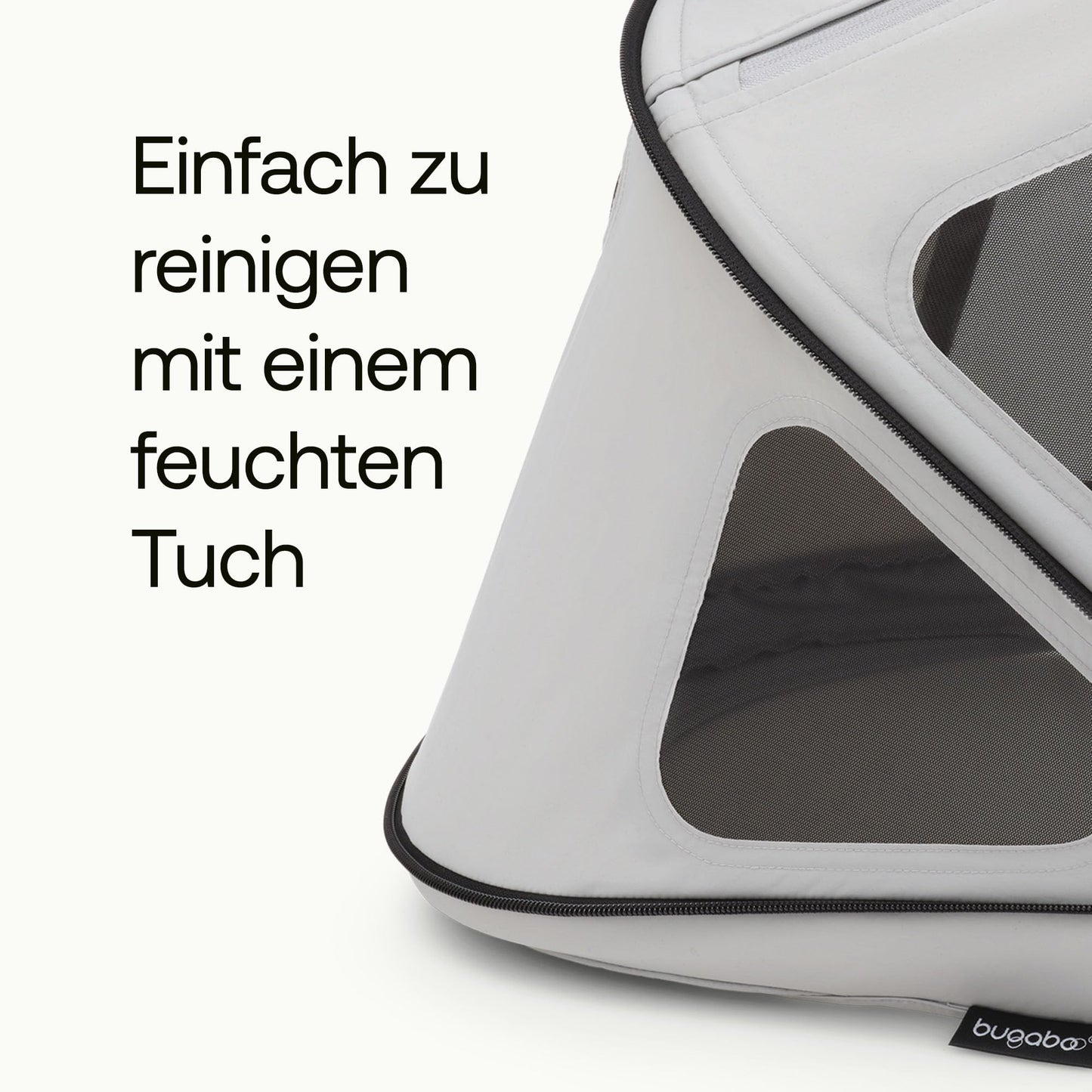 Bugaboo Dragonfly Sonnendach mit Lüftungsfenstern, ausziehbar für zusätzlichen und optimalen Sonnenschutz, wasserabweisend, Deep Indigo