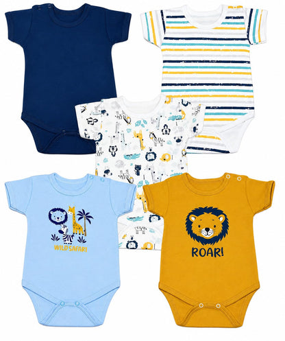 Baby Jungen Kurzarmbody Reine Baumwolle Body Set