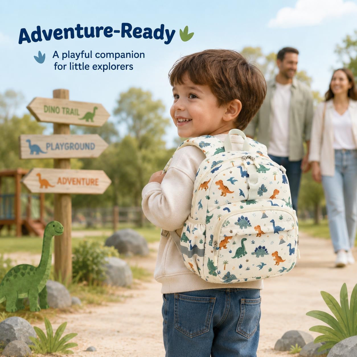 Kinderrucksack Jungen Kinder Rucksack Tagesrucksack Vorschulrucksack Kindergartentasche Schulrucksack für Schule Kita 38cm 3-8Y