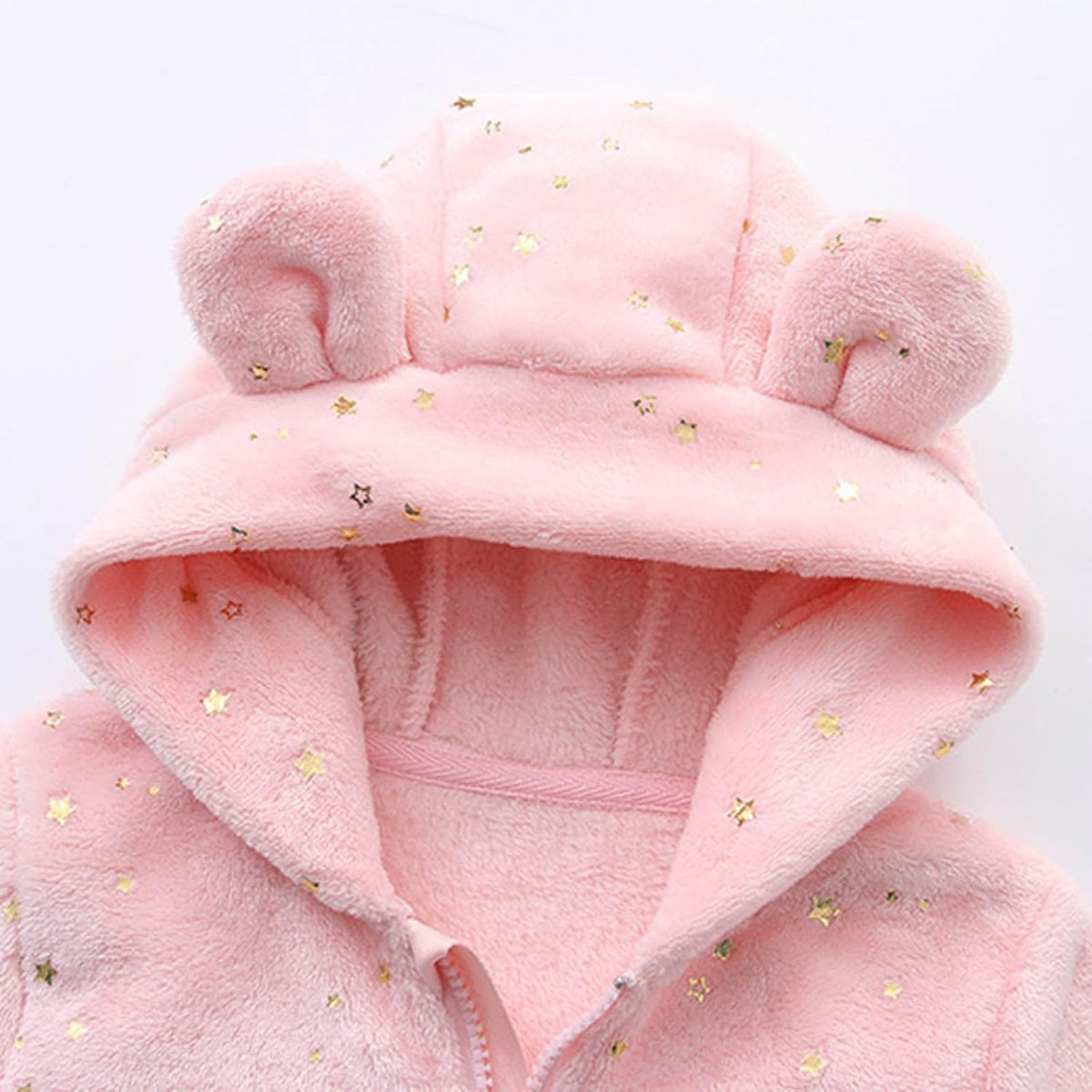 Baby Overall Winter Fleece Schneeanzug Baby Warm Romper mit Kapuze Herbst Winter für Jungen Mädchen 0-12 Monate