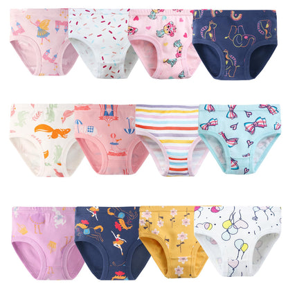 JackLoveBriefs Mädchen Unterhosen Bequeme Slips Baumwolle