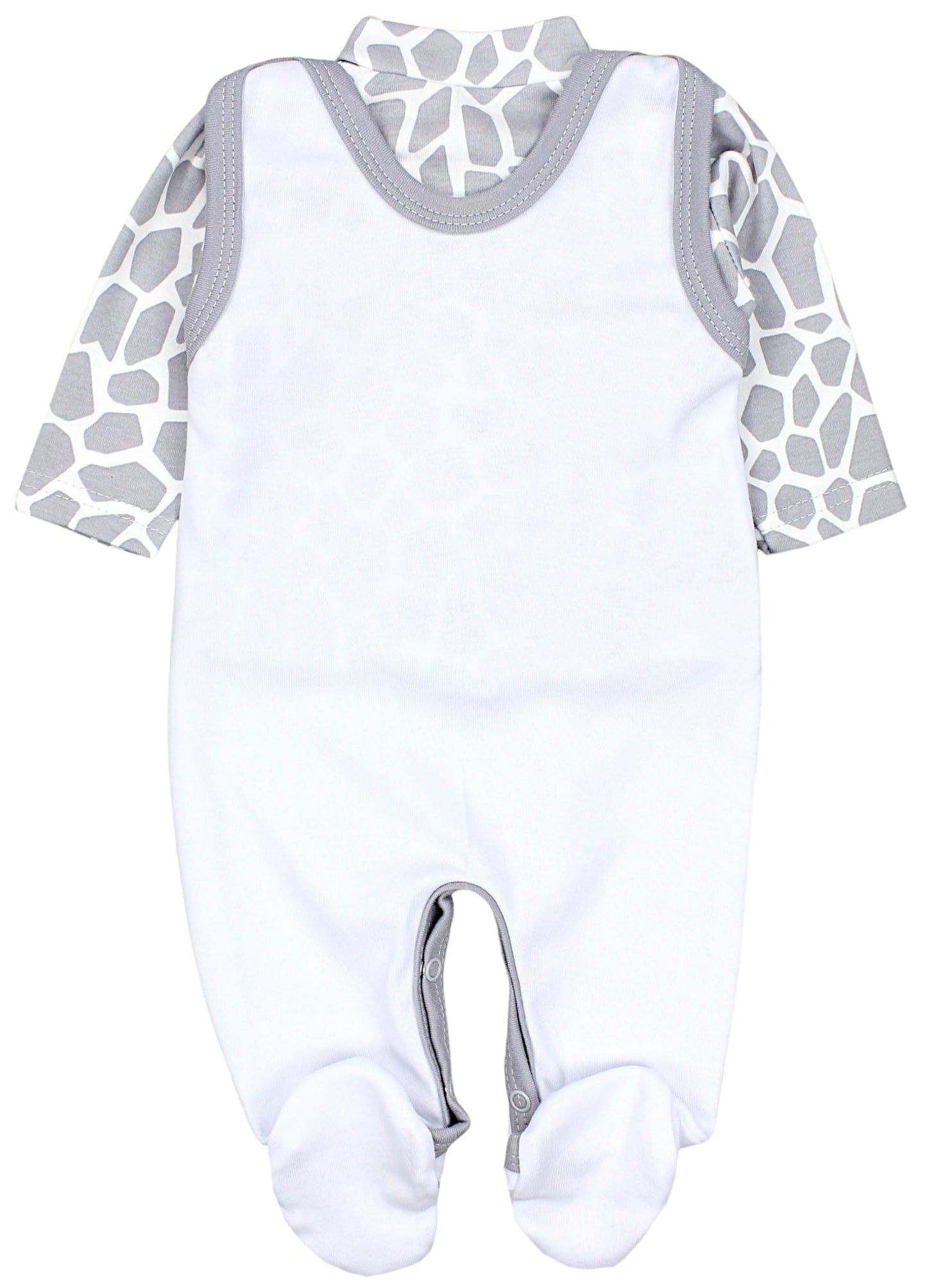 TupTam Baby Unisex Strampler Set mit bedrucktem Spruch, 2er-Pack