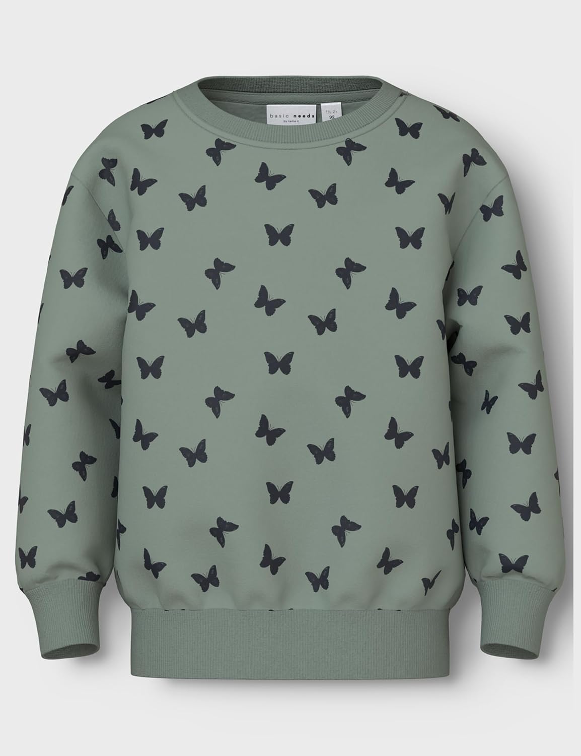 NAME IT Mädchen Nmfdavina Ls Sweat Fleece Bru Noos Sweatshirt