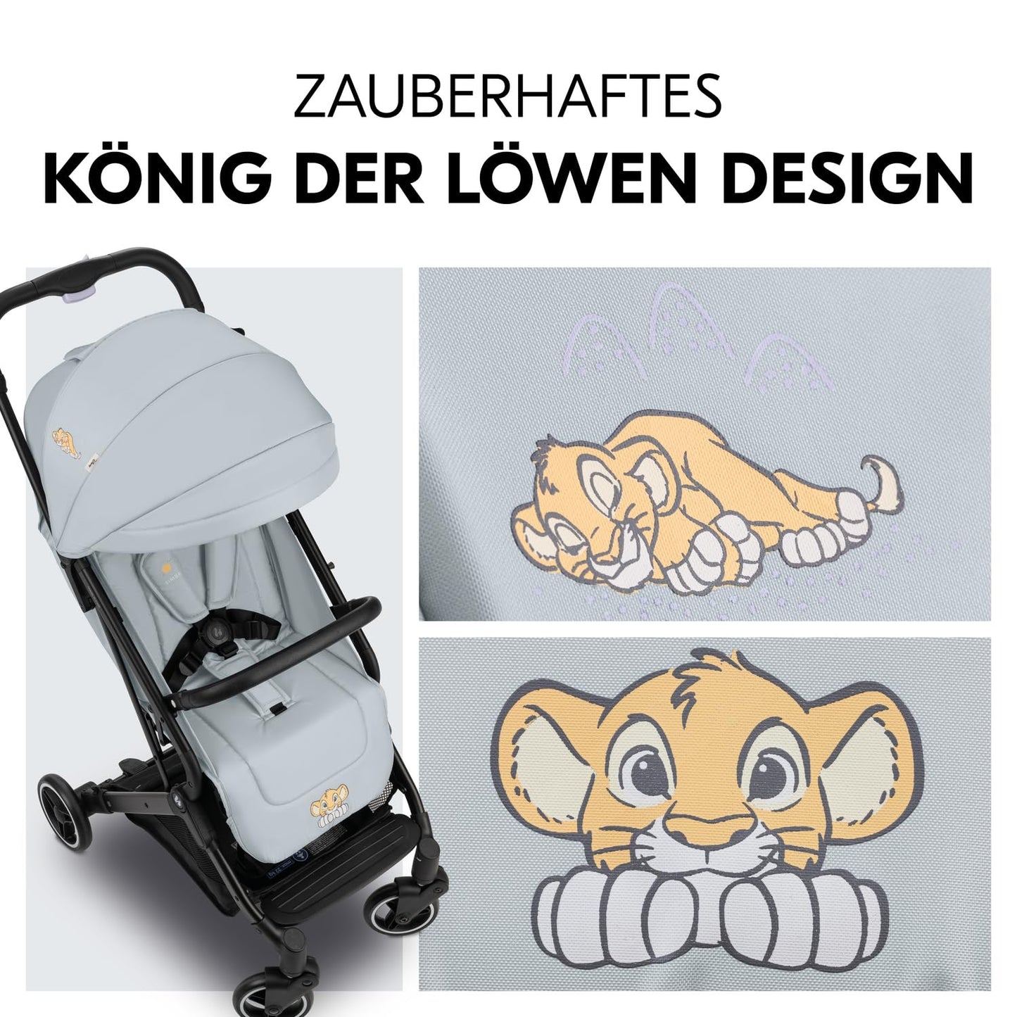 hauck Travel N Care, Dark Olive - Reise Buggy für Kinder ab Geburt bis 22 kg - mit Liegefunktion - Leicht 6,9 kg & Kompakt - Klein Zusammenklappbar - UPF 50+ - EVA Räder - Korb bis 3 kg