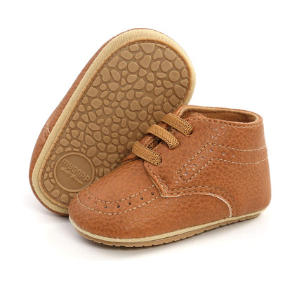 RVROVIC Babyschuhe Anti-Rutsch Oxford Loafer Flats für Jungen und Mädchen aus PU Leder mit weicher Sohle