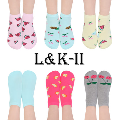 Libella 10/12er Kinder Mädchen Sneaker Socken Kids Füßlinge Sneakersocken bunt 2108VA