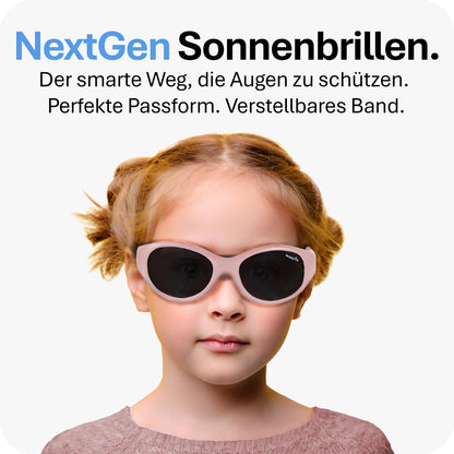 Mausito Children's Sunglasses 2-4 Years & 5-8 Years Comparison Winner Children's Sunglasses 100% UV Protection Flexible Non-Toxic Children's Sunglasses with Strap European Design Made for Children