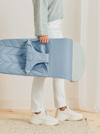 BabyBjörn Bliss Baby Bouncer, Woven, Classic Quilting, Sand Grey 