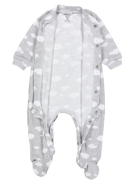 TupTam Baby Mädchen Schlafstrampler mit Fuß 3er Pack