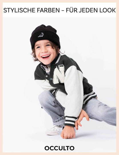 Occulto Jungen & Mädchen Winter Mütze (Model: Lian), Kinder Beanie