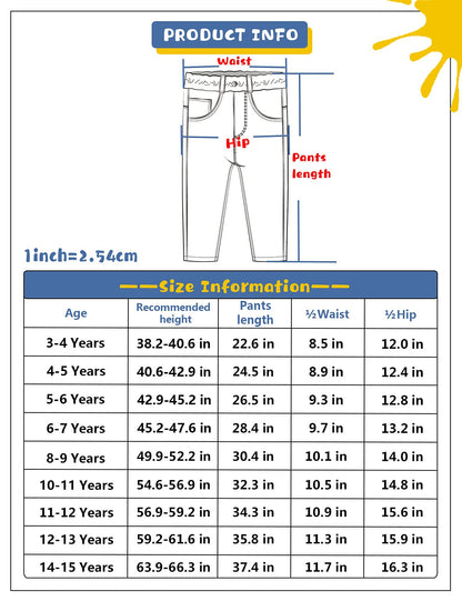 KIDSCOOL SPACE Girls Jeans Split Hem with RAL Edges Elastic Waist in High Elastic Wide Leg Denim Pants