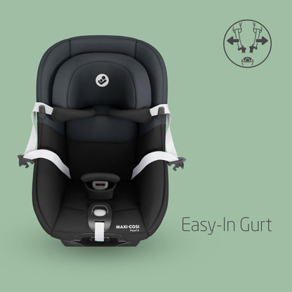 Maxi-Cosi Pebble i-Size, Babyschale, 0–15 Monate, 0–13 kg, 40–83 cm, leichter i-Size Kindersitz, Click&Go-Installation, G-CELL Seitenaufprallschutz, Sitzverkleinerer, Tonal Black - Meloni2