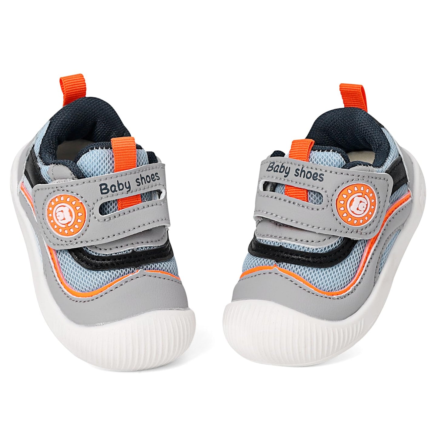 MASOCIO Lauflernschuhe Baby Schuhe Junge Mädchen Babyschuhe Weich Flach Gummi Anti-Rutsch