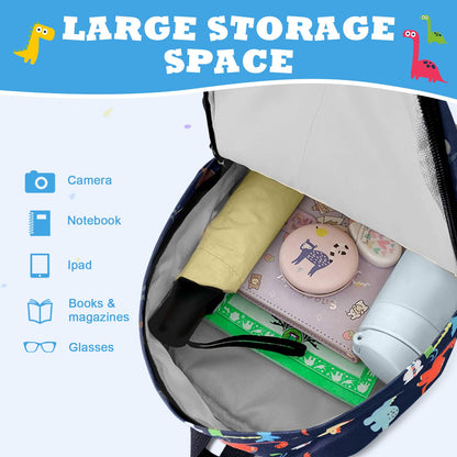 Kinderrucksack Jungen, Mini-Dinosaurier-Rucksack, Kindergarten Schulrucksäcke, Kleinkind Schultasche für Kinder, Jungen, Mädchen, Kleinkind