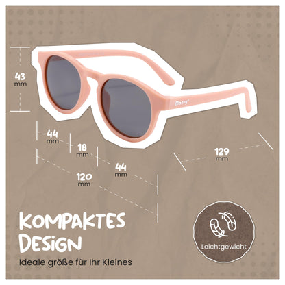 Maesy Faela Kindersonnenbrille für 3-6 Jahre - UV400 polarisierter Schutz - Flexibler und flexibler Rahmen - Sichere und bequeme Kindersonnenbrille für Kleinkinder
