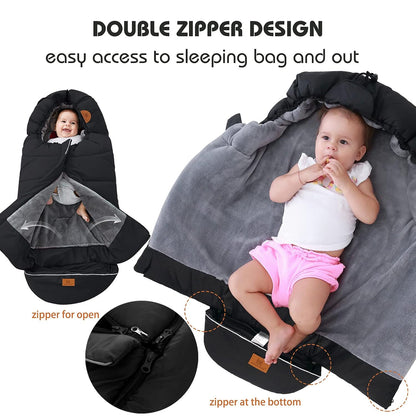 Fußsack Fusssack Footmuff Fußsäcke für Kinderwagen Buggy Universal Winter Baby