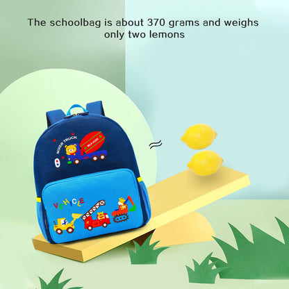 willikiva Car Dinosaur Toddler Kids Backpack for Boys and Girls Kids Waterproof Preschool Bag
