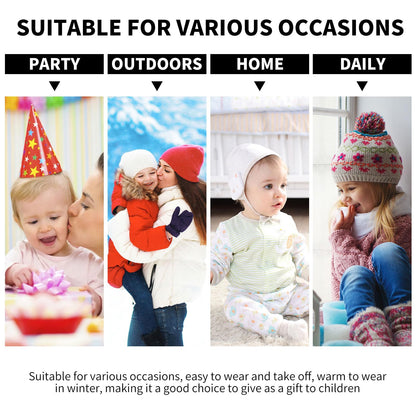 Tolaler Baby Newborn Fleece Booties Unisex, Thickened Lining, Warm Baby Winter Shoes, Adjustable Non-Slip with Soft Sole, Baby Booties/Everyday Wear (0–18 Months)