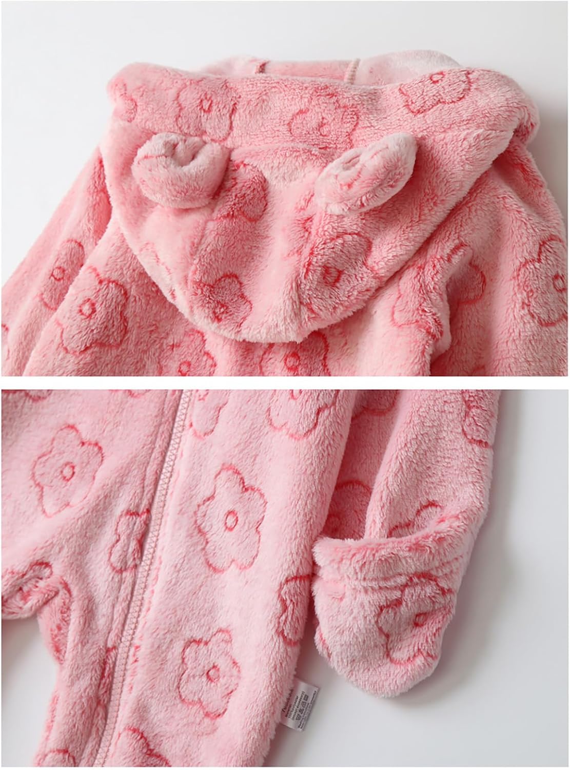 Baby-Overall für Mädchen, Jungen, Winter, Schneeanzug, 1-12 Monate, Fleecemantel, Jumpsuit, Pilot, Baby, Jungen, Mädchen