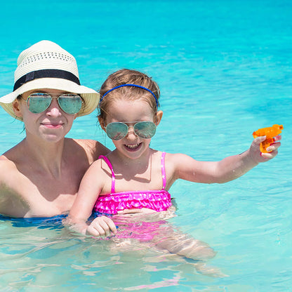 DERAYEE 12 Stück wasserpistole klein,Wasserspritzpistolen,Spritzpistole,Mini Wasserpistolen,Sommer Spielzeug Garten Pool Party Mitgebsel für Kinder