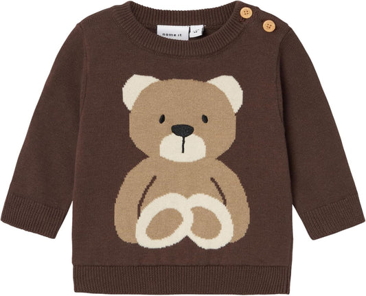 NAME IT Baby-Jungen Nbmrosol Ls Knit Strickullover