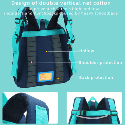 willikiva Car Dinosaur Toddler Kids Backpack for Boys and Girls Kids Waterproof Preschool Bag
