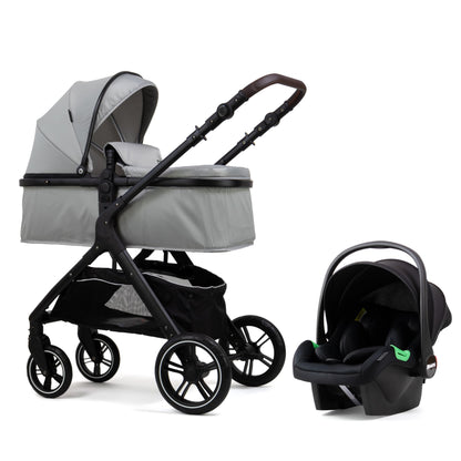 Pixini Nelio Kinderwagen Set 3in1 (dunkelgrau)