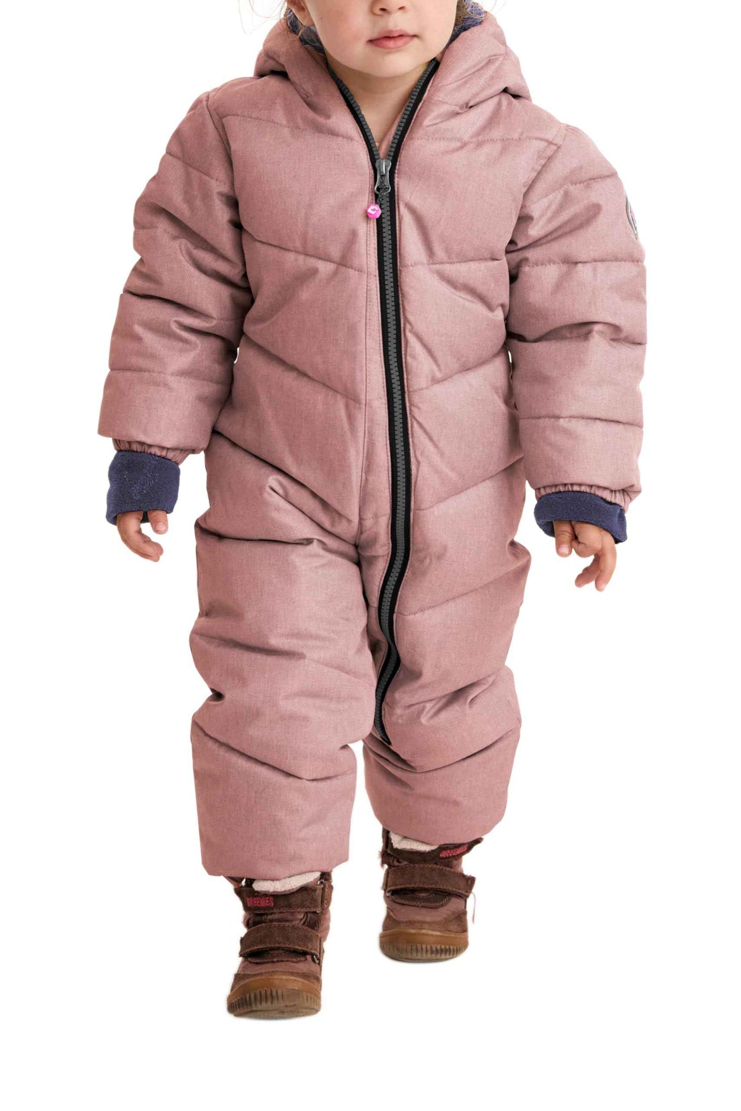 Killtec Unisex Children's Karter Mini Jumpsuit in Down Look with Hood