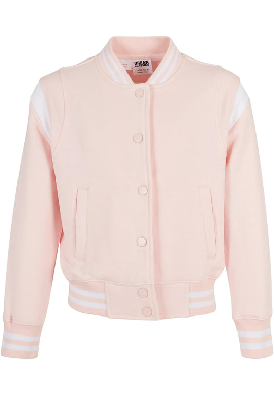 Urban Classics Girls' Inset College Sweat Jacket 