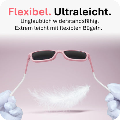 Mausito Sonnenbrille Kinder 3-6 Jahre & 6-10 Jahre | VERGLEICHSSIEGER Kindersonnenbrille 100% UV-Schutz | FLEXIBLE Bügel | Schadstofffreie Kindersonnenbrillen