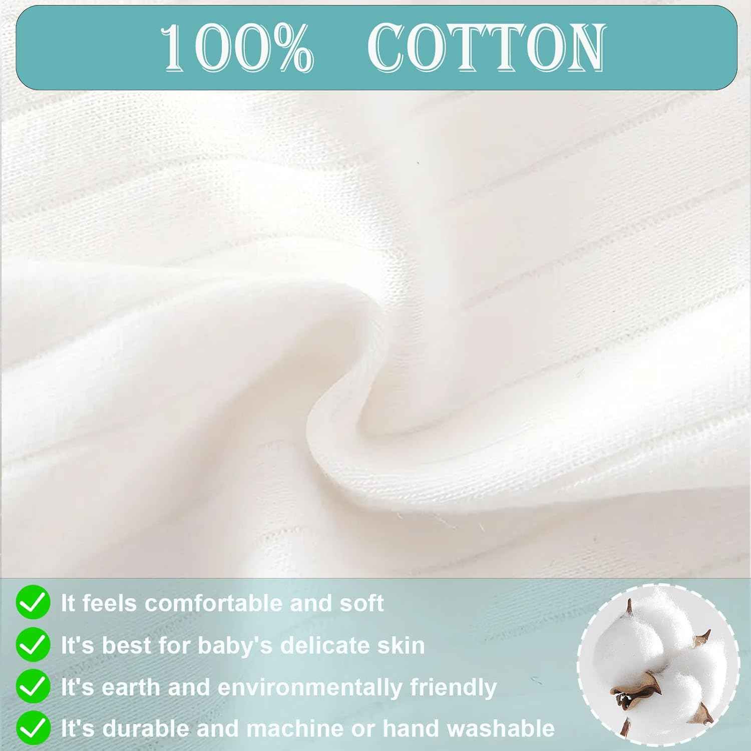 KeCool Unisex Baby Clothing Newborn 100% Cotton Soft Long Sleeve Romper Baby Bodysuits Newborn Clothes for Boys and Girls, Comfortable Baby Romper Newborn Clothing Boys Girls