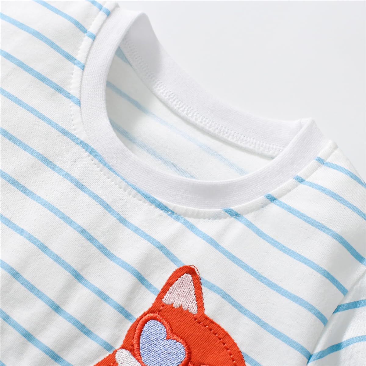 Kleinkind Mädchen Kurze Ärmel Ostern Kleid Baumwolle lässig Jersey Shirt Playwear Applique Kleid