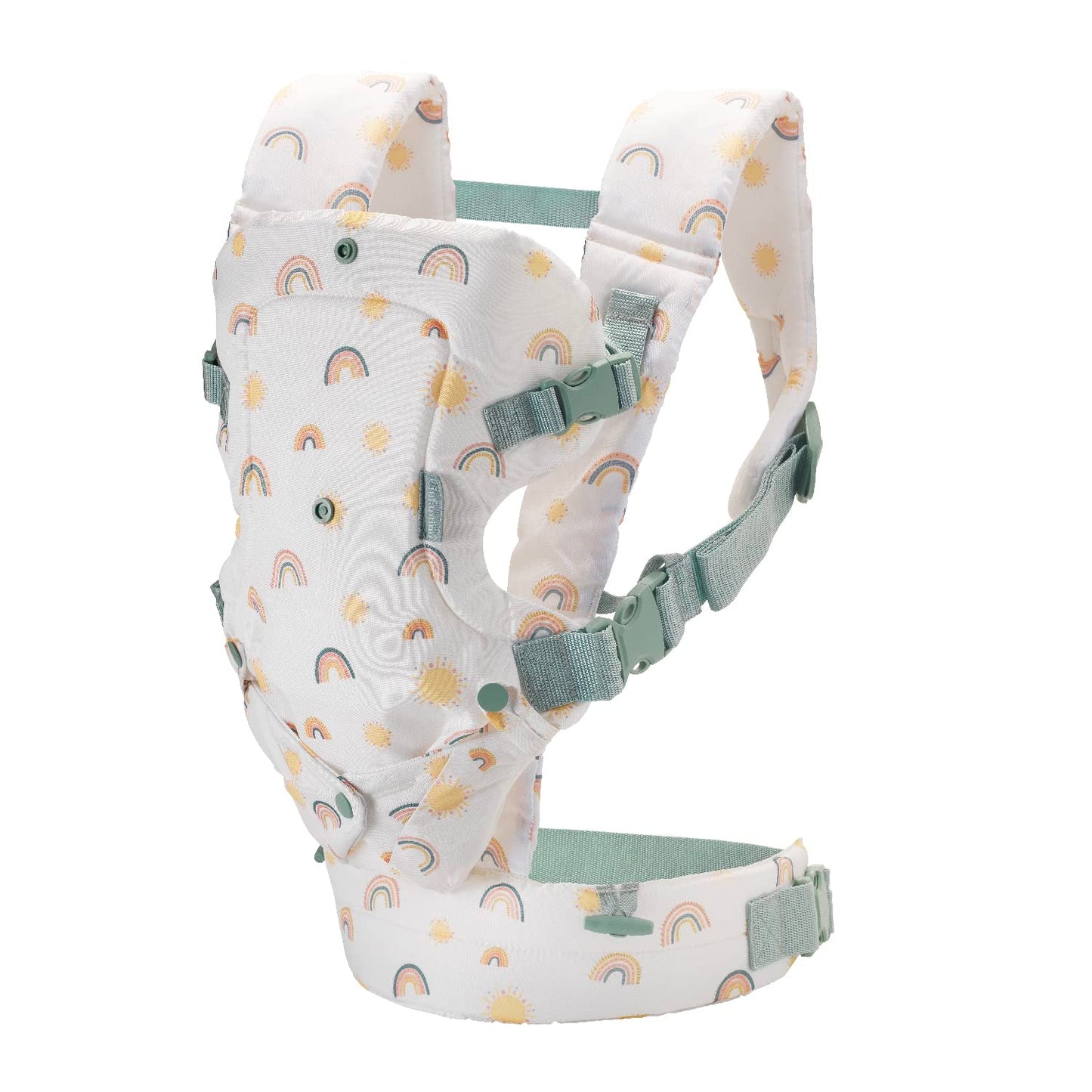Infantino Flip Advanced 4-in-1 Babytrage, Ergonomisch, Umwandelbar, mit Blickrichtung Nach Innen und Außen, Vorne und Hinten Tragbar für Neugeborene bis Kleinkinder von 3,6-14,5 kg, Grau